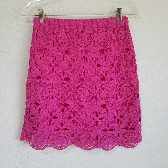 Caroline Constas Dresses & Skirts - Caroline Constas New York Crochet Skirt